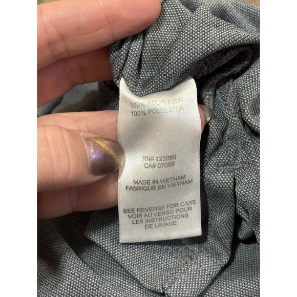 TravisMathew Gray Stripe Performance Golf Polo Men's Large ⛳️ - Picture 4 of 5